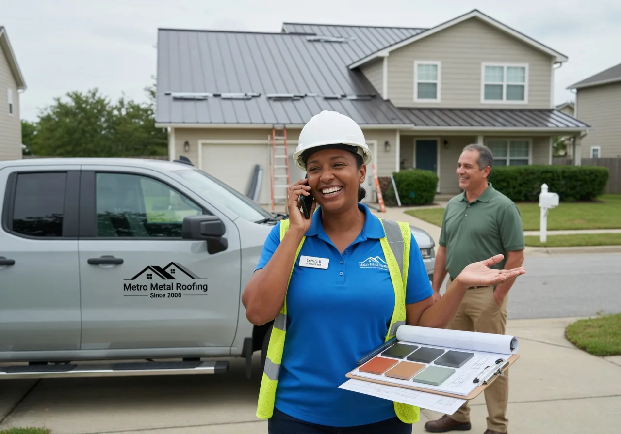 Storm Damage Metal Roof Repair in Port Royal, VA